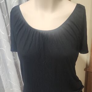 Black Peasant Shirt from The Gap